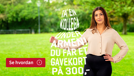 Meld en kollega ind og få et gavekort på 300 kr. til Coop